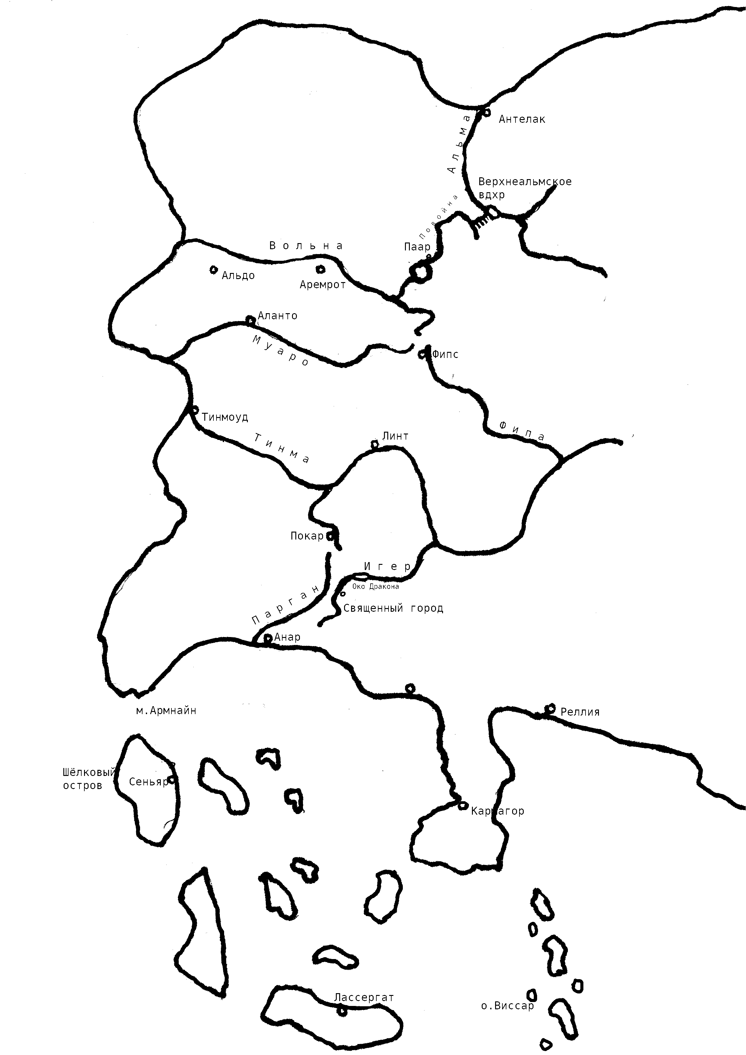 карта Могора